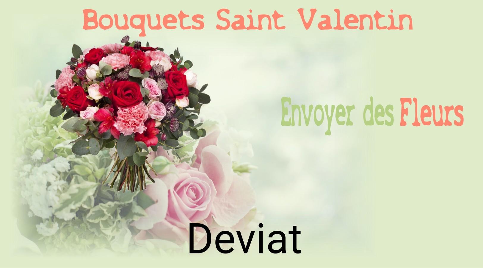 Roses de Saint-Valentin livrées à Deviat